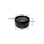 لنز واید 0.7X مدل WD120 مخصوص لوپ سه چشمی