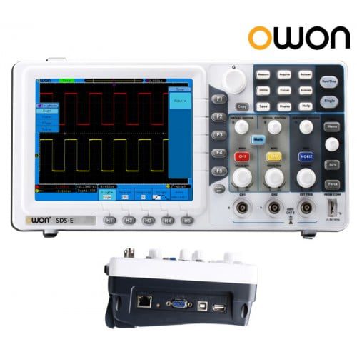 اسیلوسکوپ رومیزی SDS-6062E اوون 125 مگاهرتز 2 کانال با نرخ نمونه برداری 500MS/s