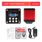 لوپ دیجیتال 150X YIZHAN با دوربین 13MP و درگاه VGA و HDMI (بدون نمایشگر) - Image 4