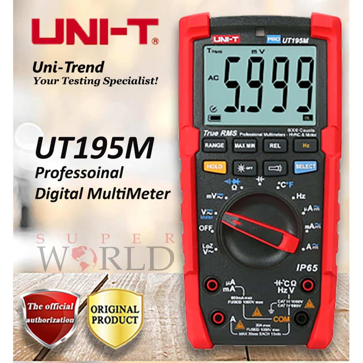 مولتی متر دیجیتال یونیتی UNI-T UT195M