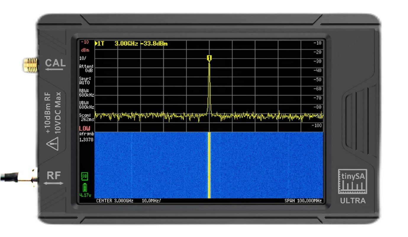 اسپکتروم آنالایزر tinySA Ultra+ ZS406